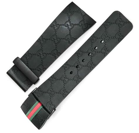 gucci watch rubber|Gucci rubber watch band replacement.